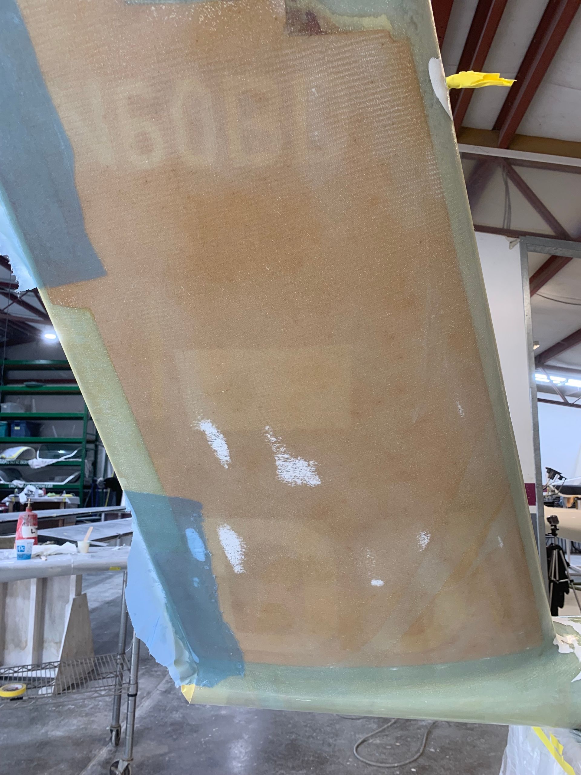 A piece of wood with the number 6 on it