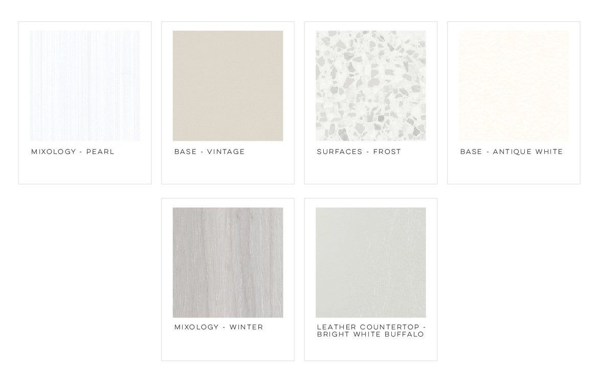 There are many different types of tiles in this picture.