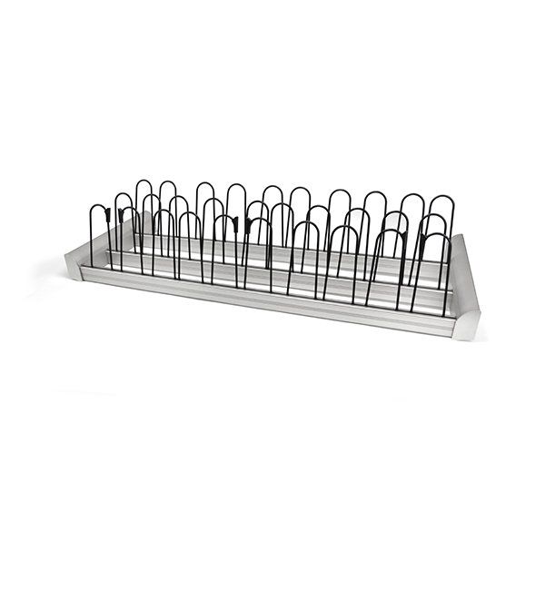 Matte Aluminum Color Option For Shoe Organizer