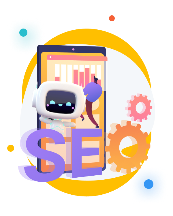 Black sheep wearing sunglasses, headset, and suit, working on a laptop with robot and chat bubbles.