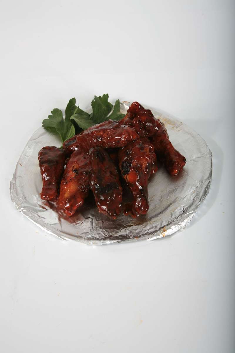 A close up of a plate of food on a table.