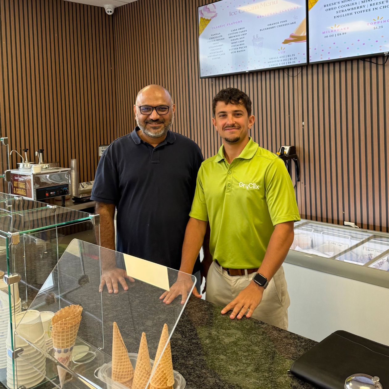 Nick Desrocher and Imtiaz of Bloomfield BreakPoint