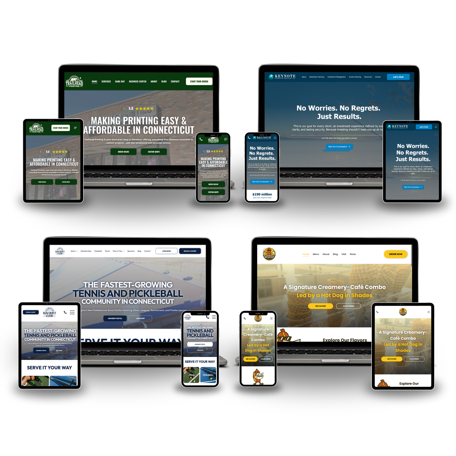 Custom Website Design by GroClix