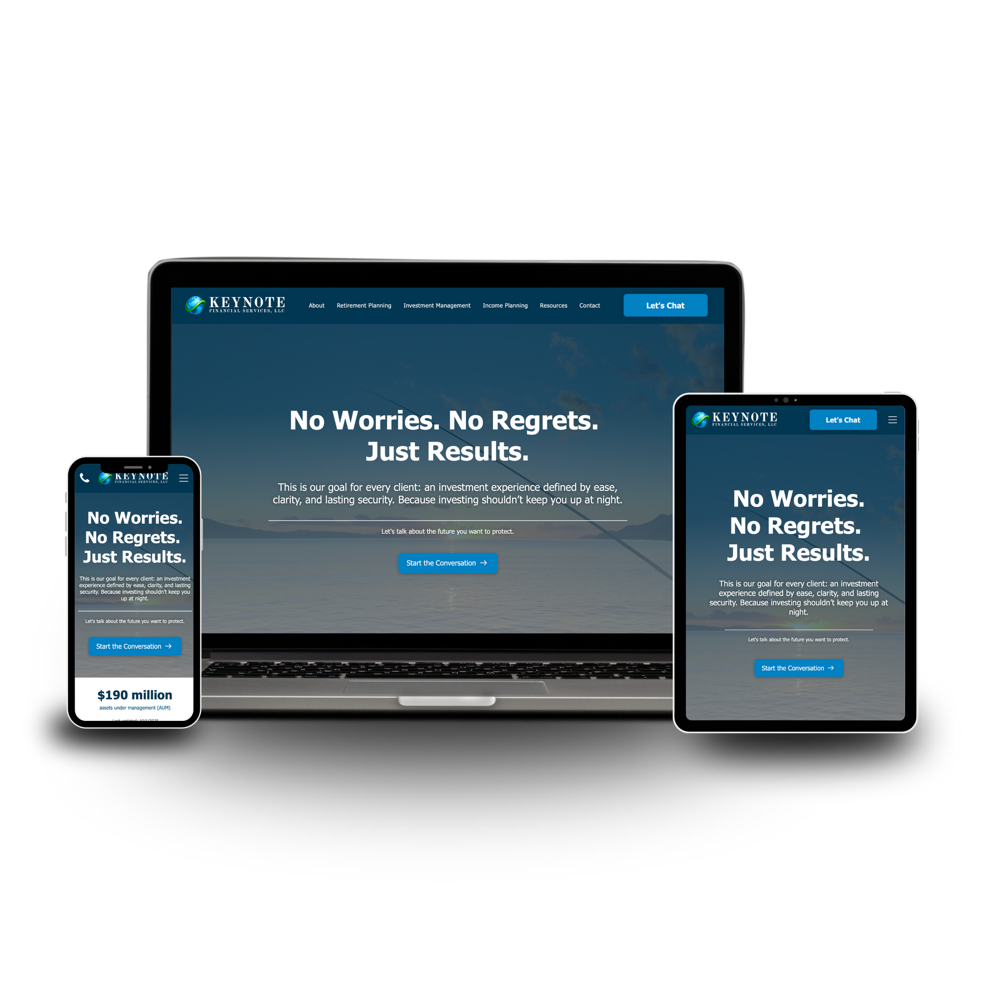 Titan brokerage website design