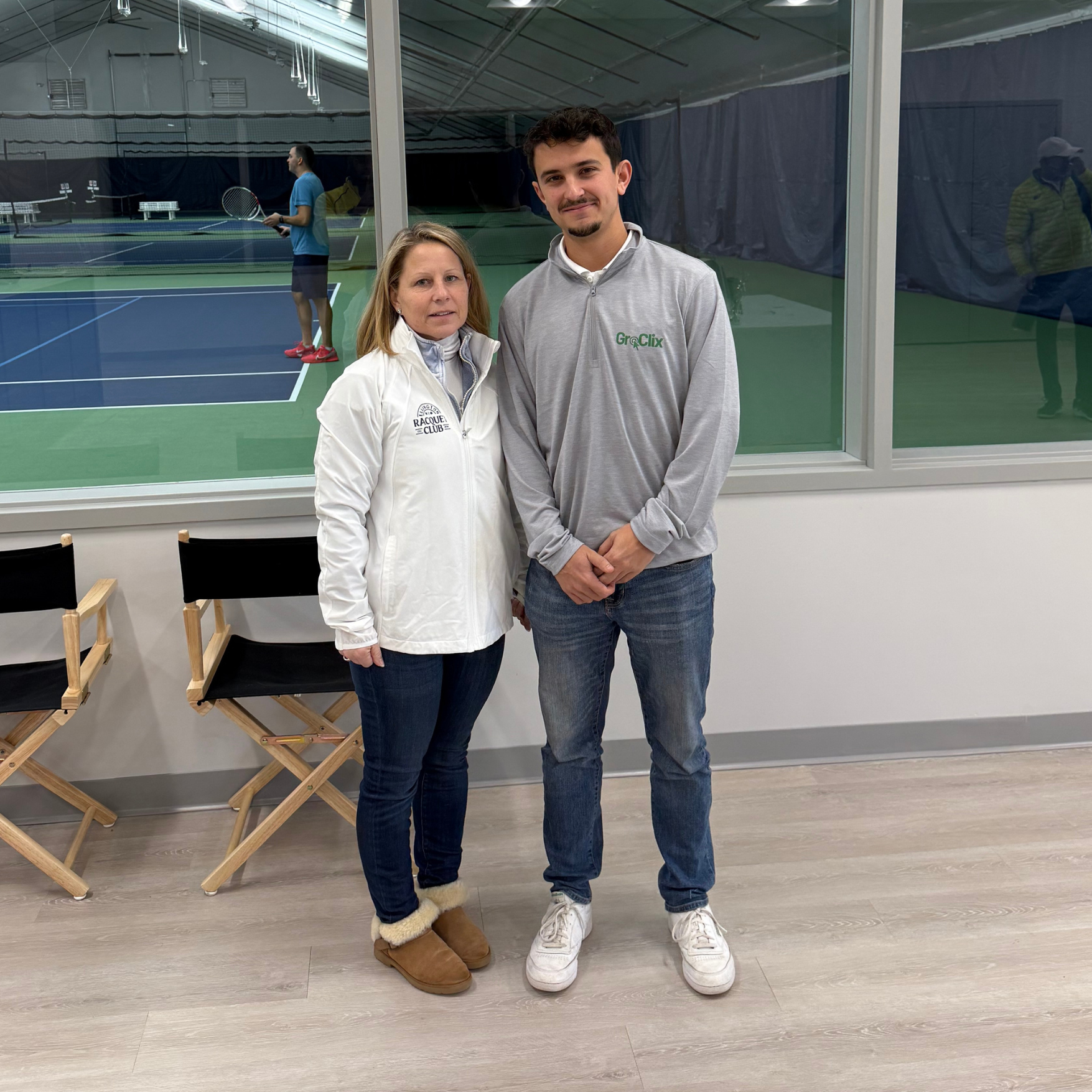 Nick Desrocher and Tracy French