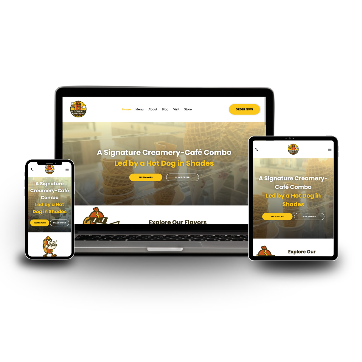 Bloomfield BreakPoint website development 