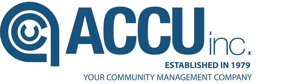 the logo for accu inc. established in 1979