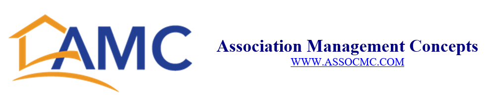 a logo for the association management concepts company