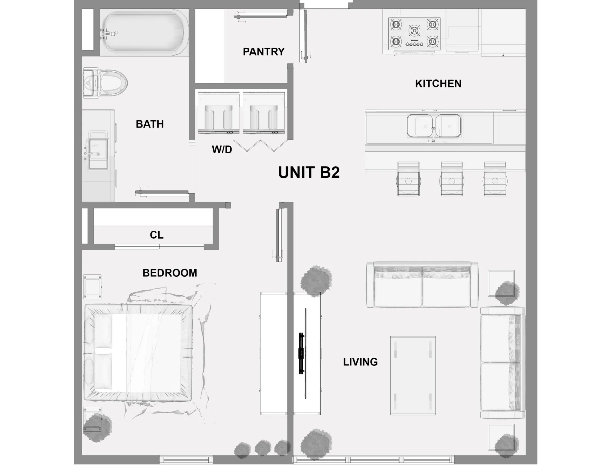 663 SQ FT