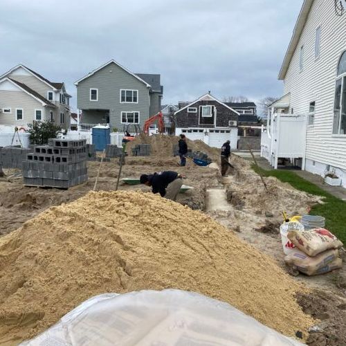 Working On A Construction Site — Ocean City, NJ — Padula Masonry