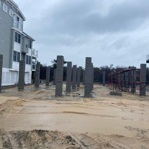 Building Under Construction — Ocean City, NJ — Padula Masonry
