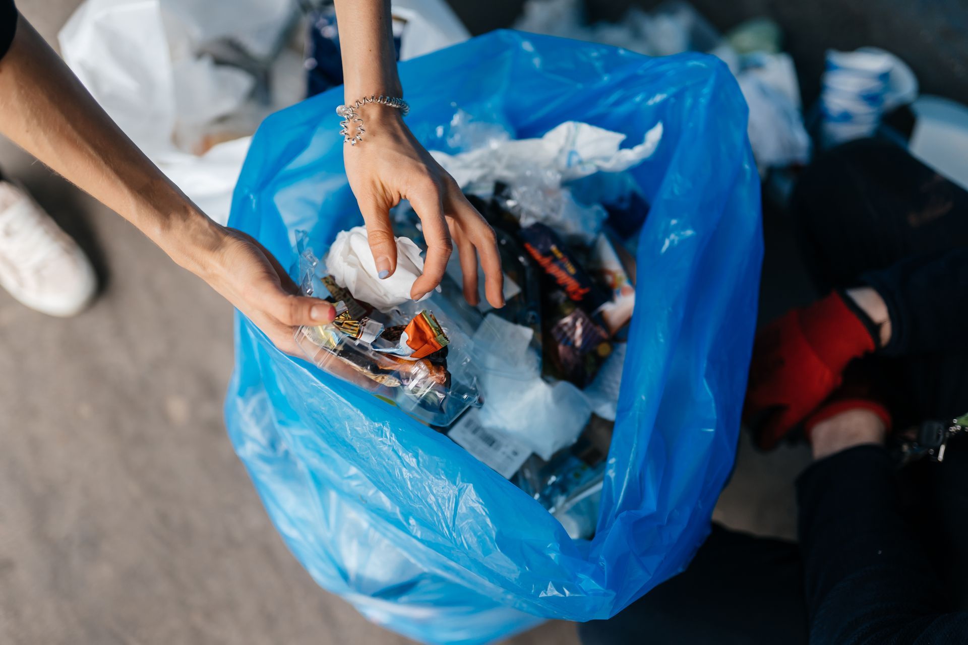 Cómo tirar la basura