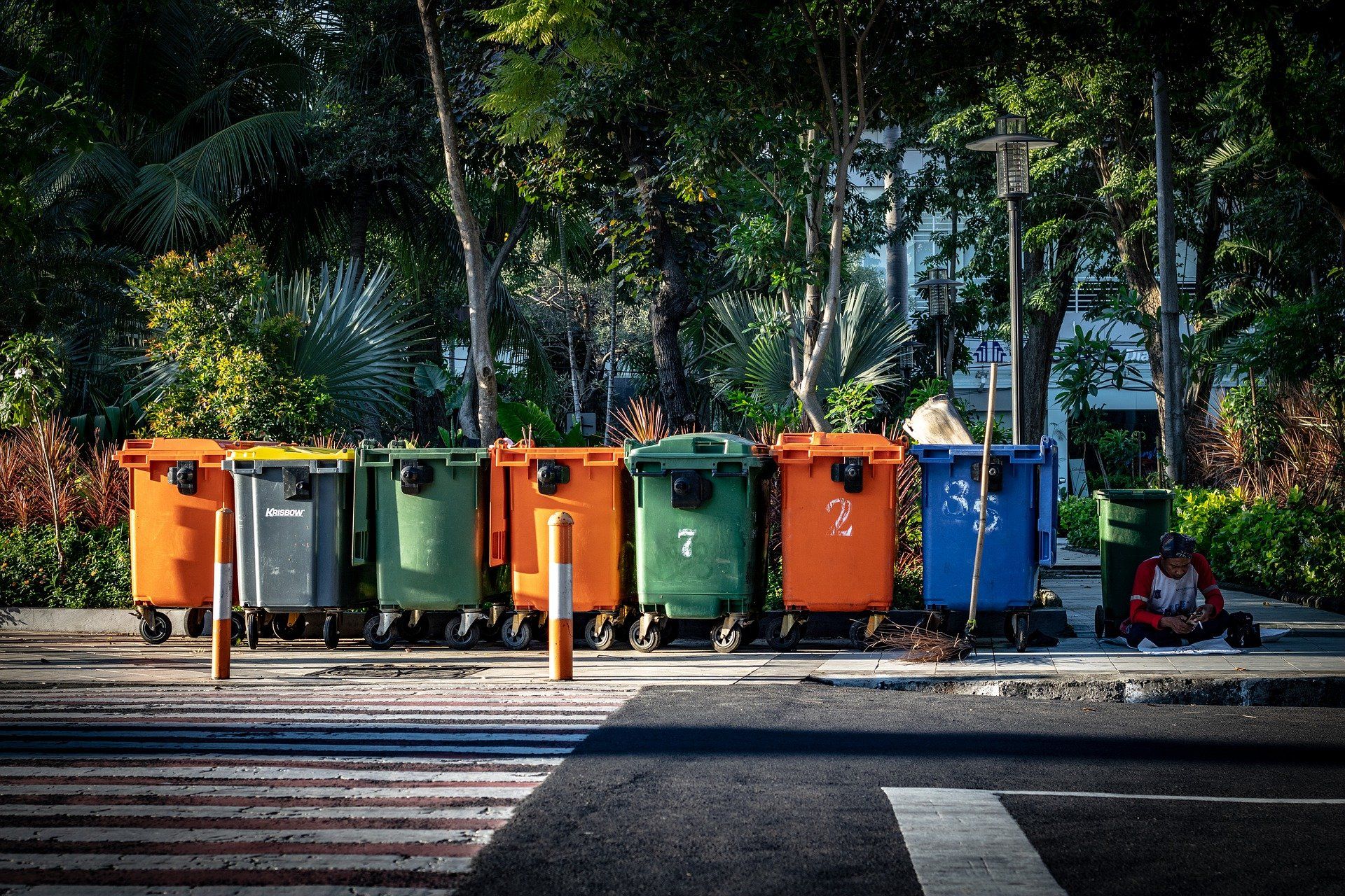 separación residuos, recolección de basura, acumulación basura