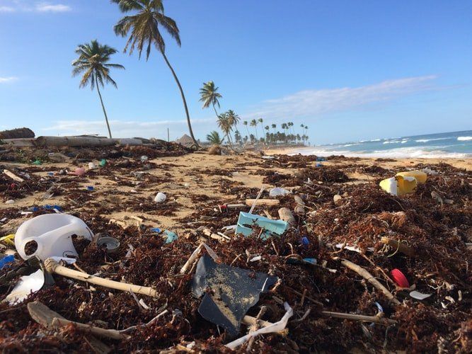 basura en zonas naturales