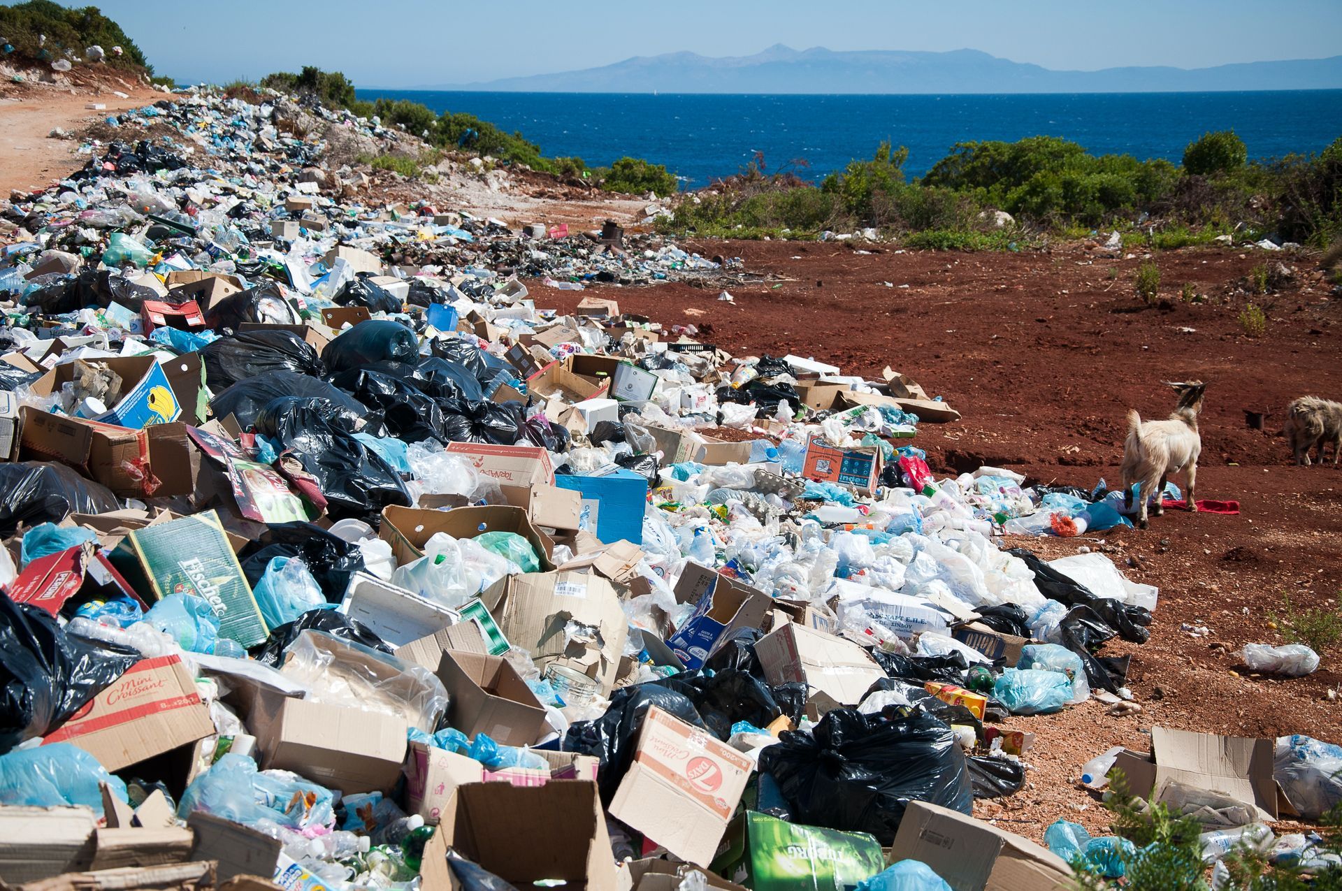 Mala gestión de residuos en países en desarrollo