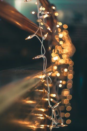qué hacer con las luces de Navidad