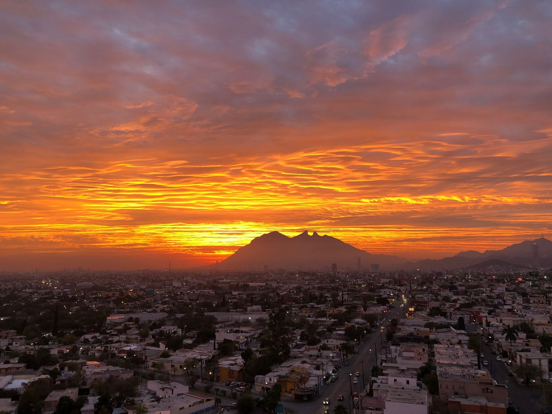 foto de ejemplo de la calidad del aire en Monterrey