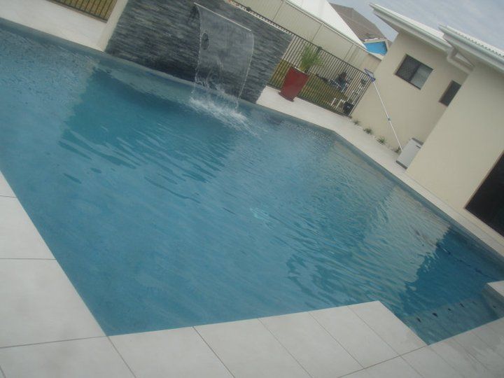 Pool With Waterfalls — Bundaberg, QLD — JJ's Pools & Spas