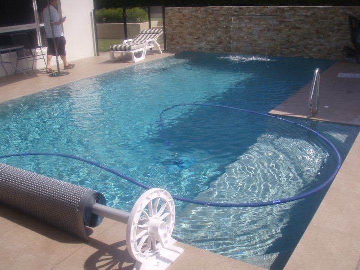 Pool With Cover — Bundaberg, QLD — JJ's Pools & Spas