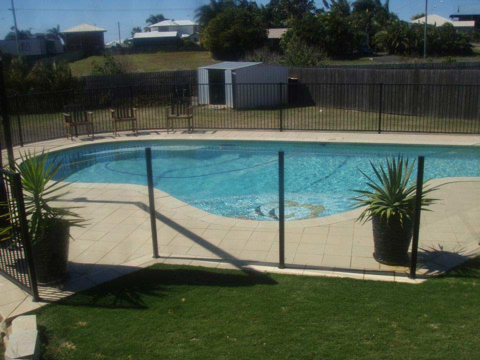 Pool With Fence — Bundaberg, QLD — JJ's Pools & Spas