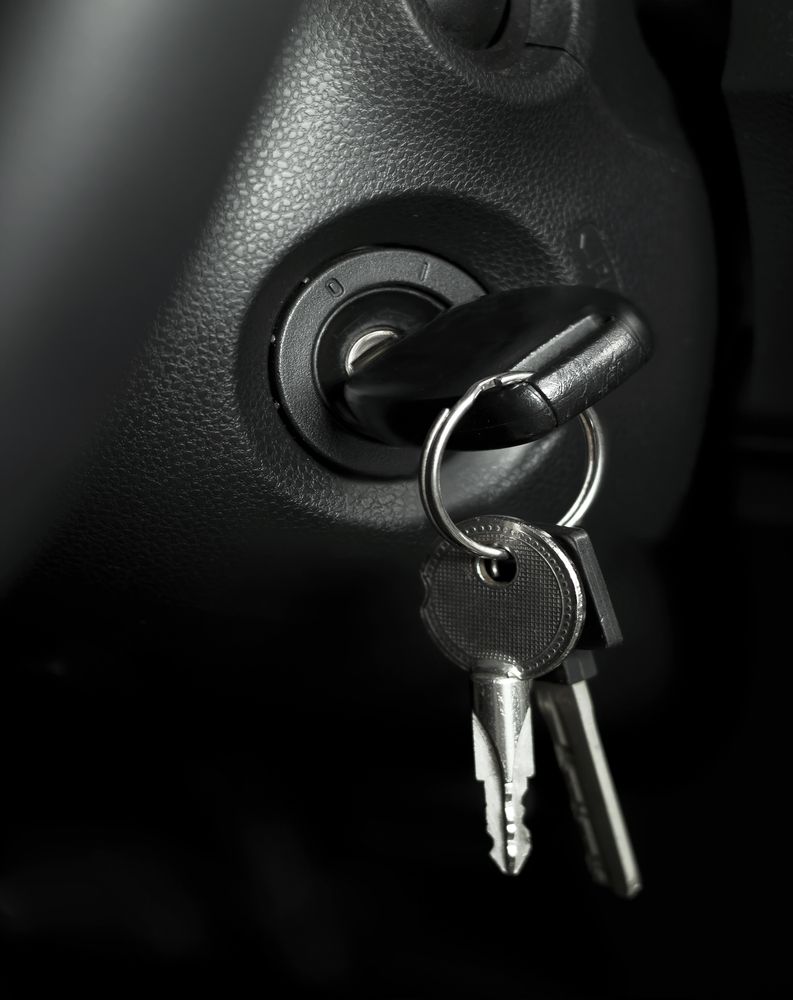 Black Keys in a Black Car's Ignition Switch — North East Locksmiths in Wodonga, VIC