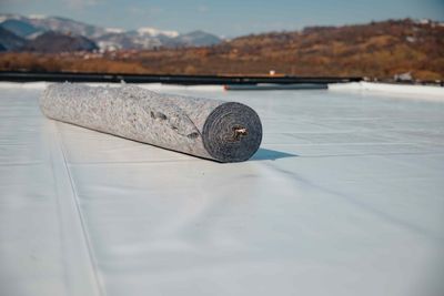 Roll of White TPO Roofing