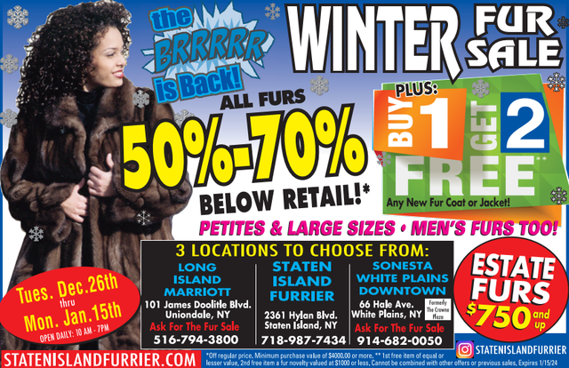 Fur Coats - Staten Island, NY - Staten Island Furrier