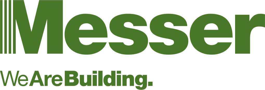 Logo of Messer, a construction company, with text 