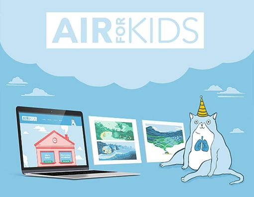 Air for Kids, educational, air quality, Airthings