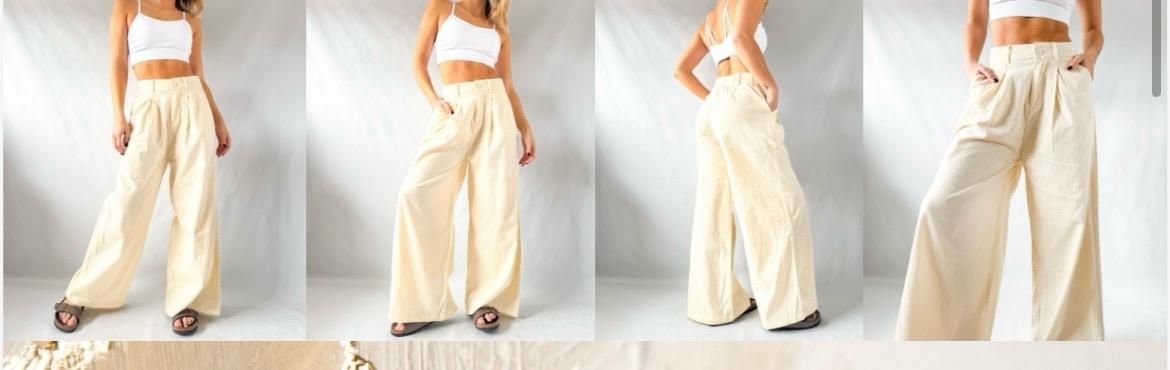 Pantalon de lino Rubino