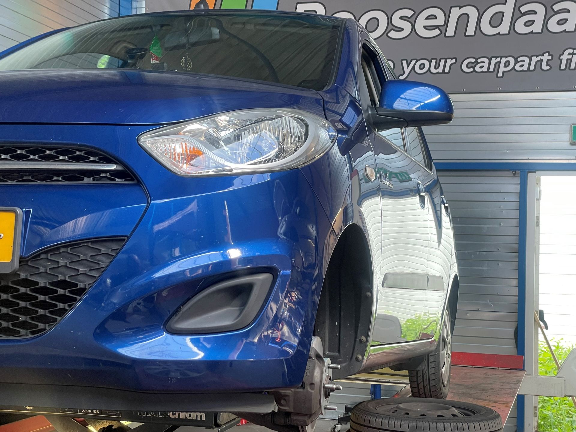 Versleten remschijven Hyundai i10
