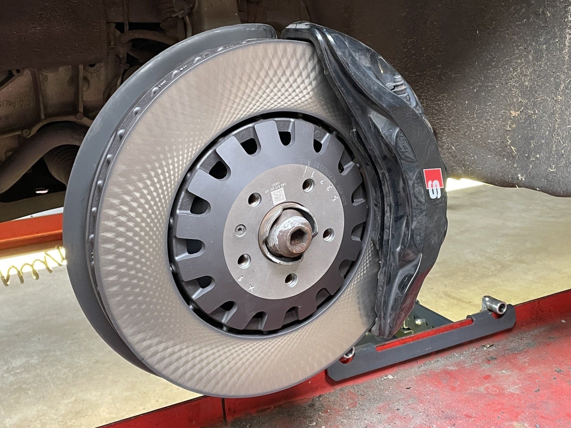 Nieuwe remschijven Audi SQ7