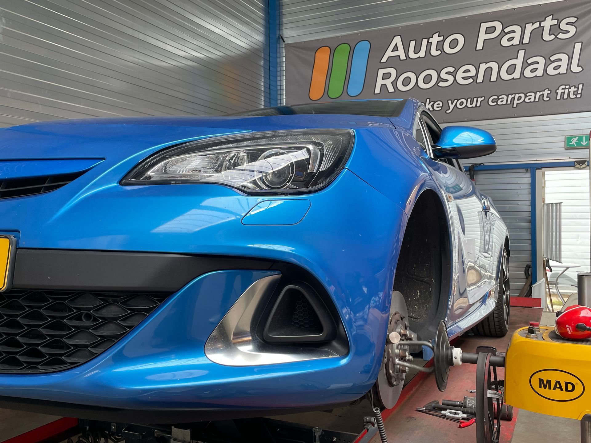 Opel Astra J OPC kromme remschijven