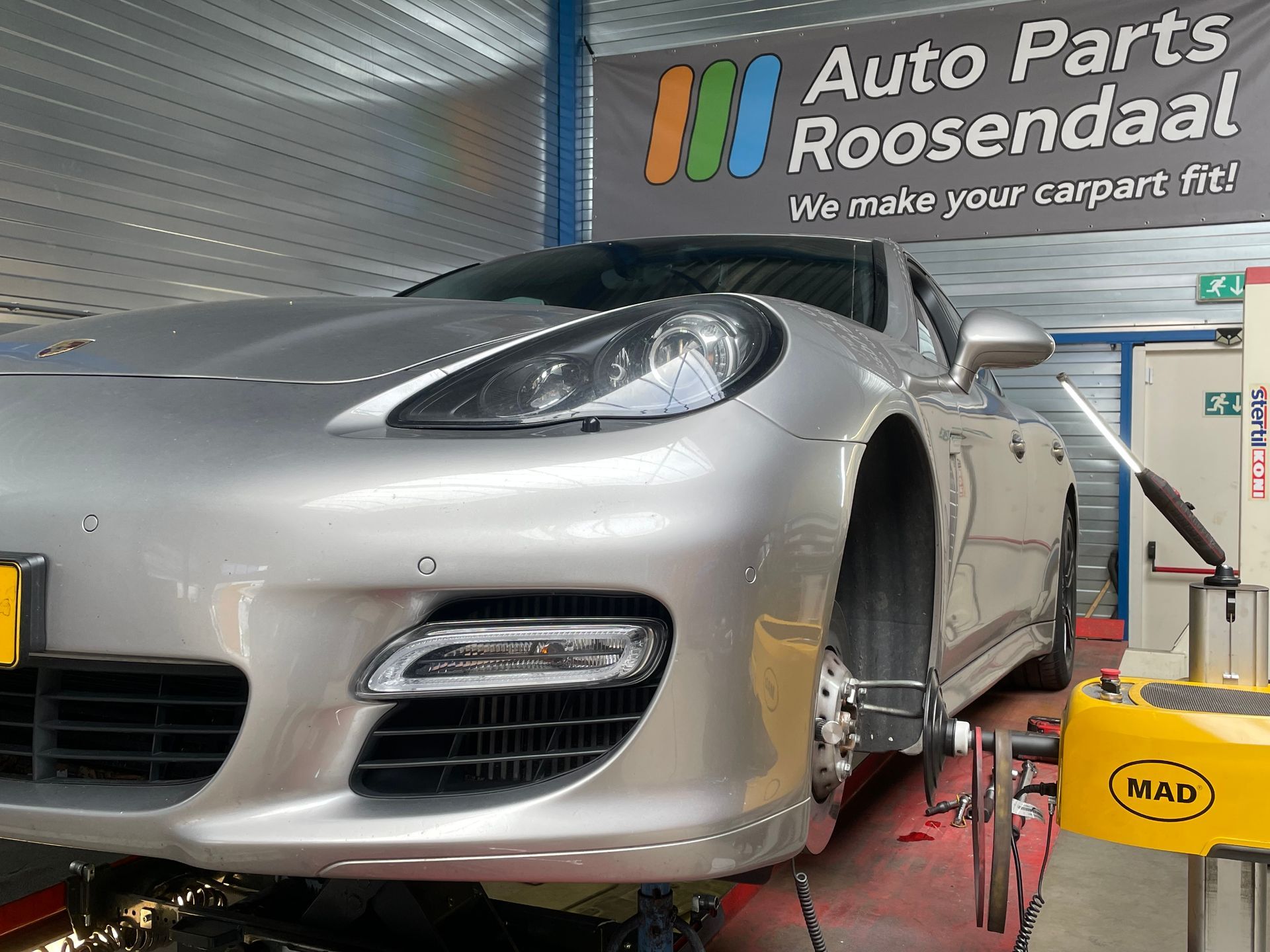 Kromme remschijven Porsche Panamera 970