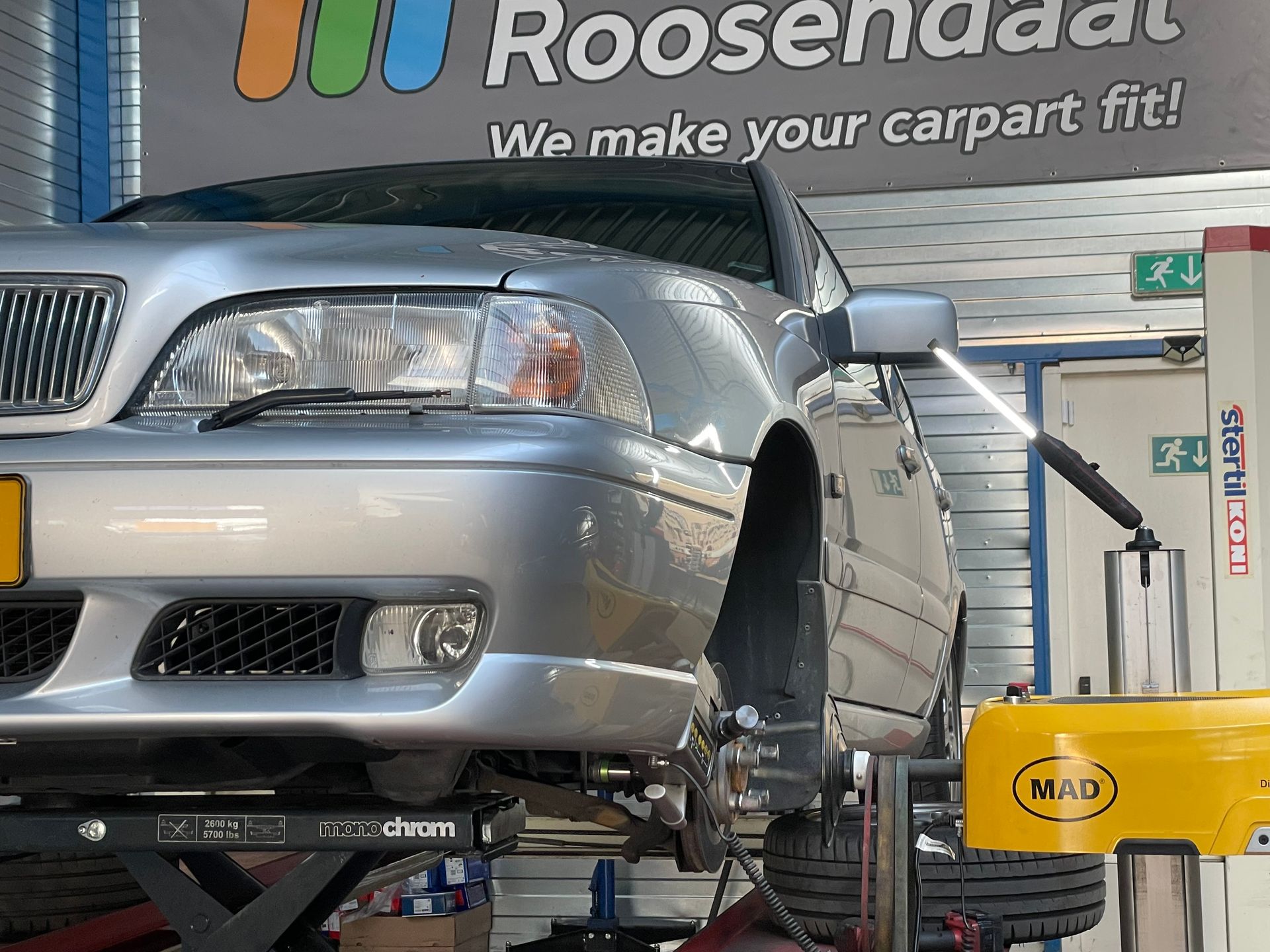 Kromme remschivjen Volvo V70