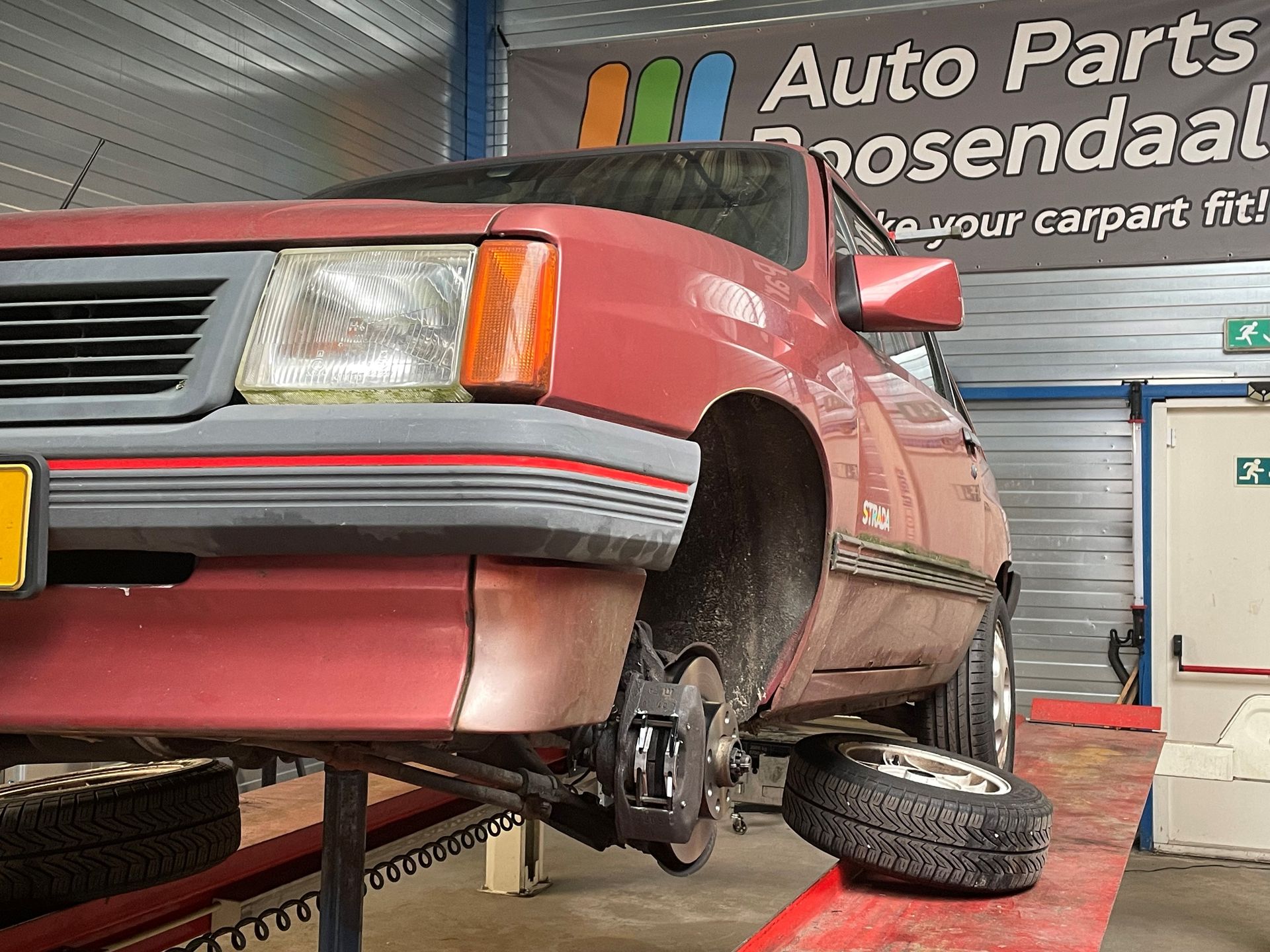 Versleten remmen Opel Corsa A