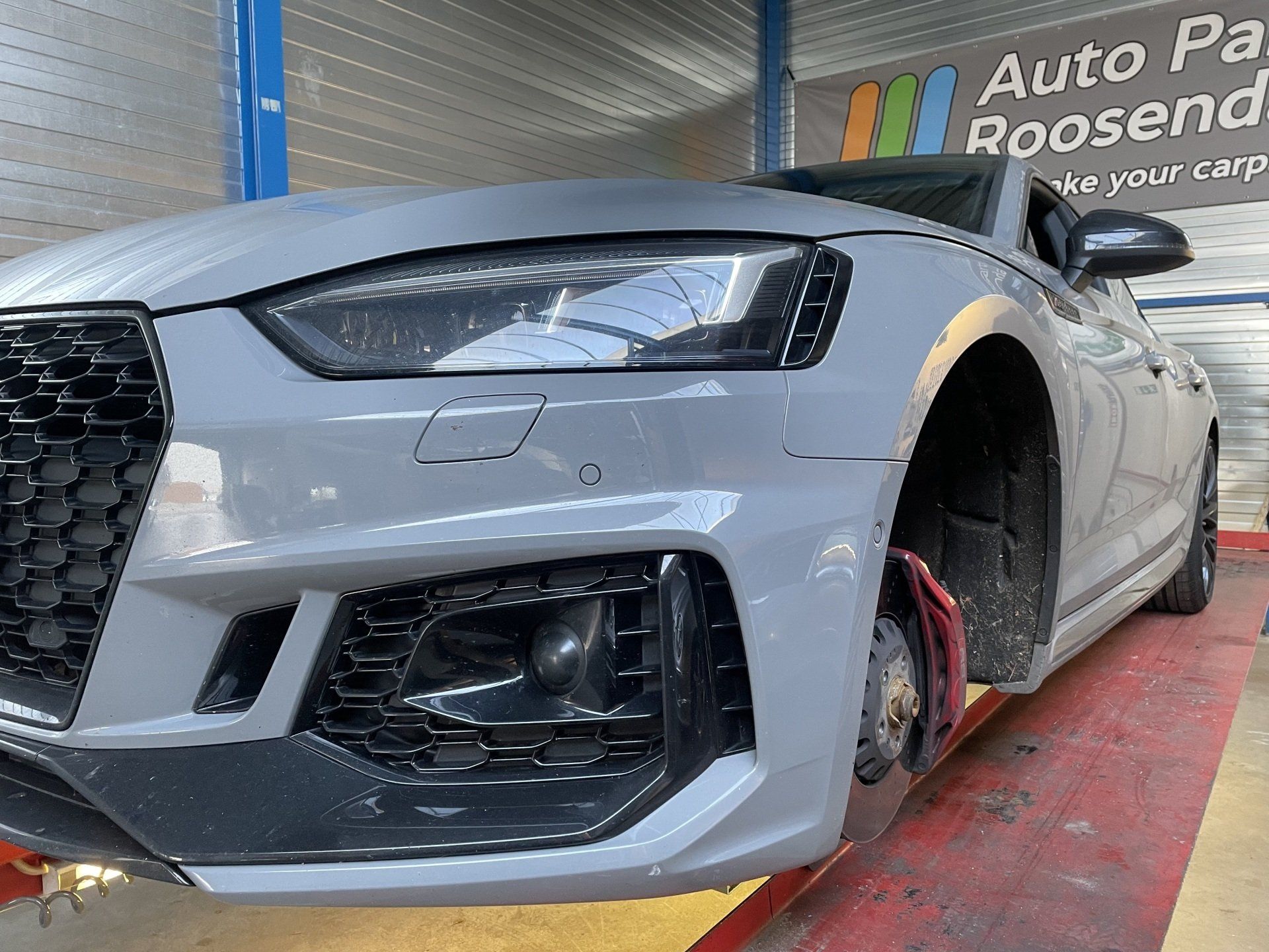 Remschijven versleten Audi RS5