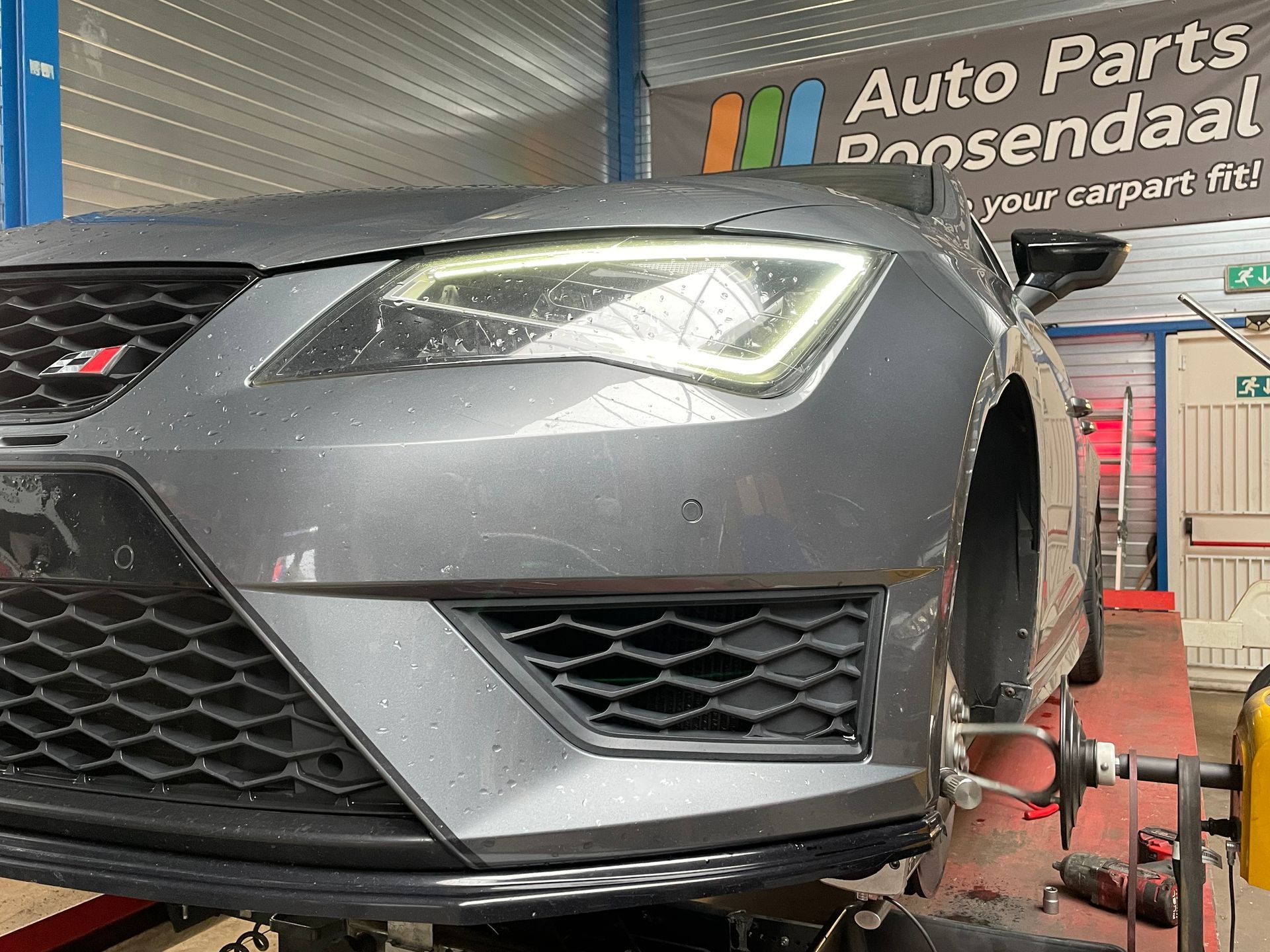 Kromme remschijven Seat Leon hatchback Cupra 280