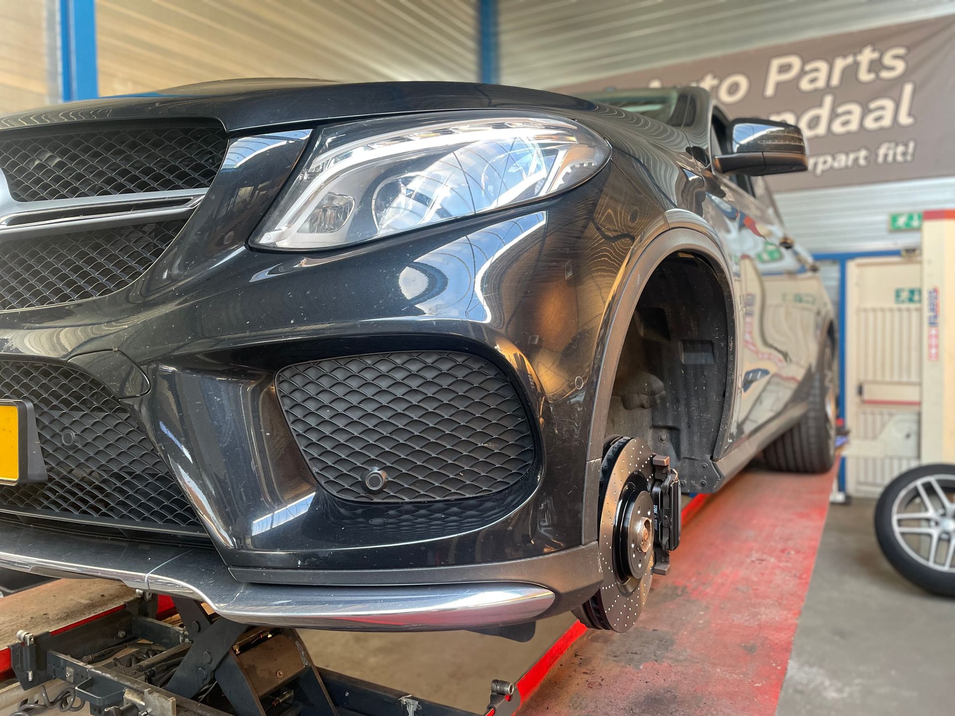 Versleten remschijven Mercedes-Benz GLE Coupe