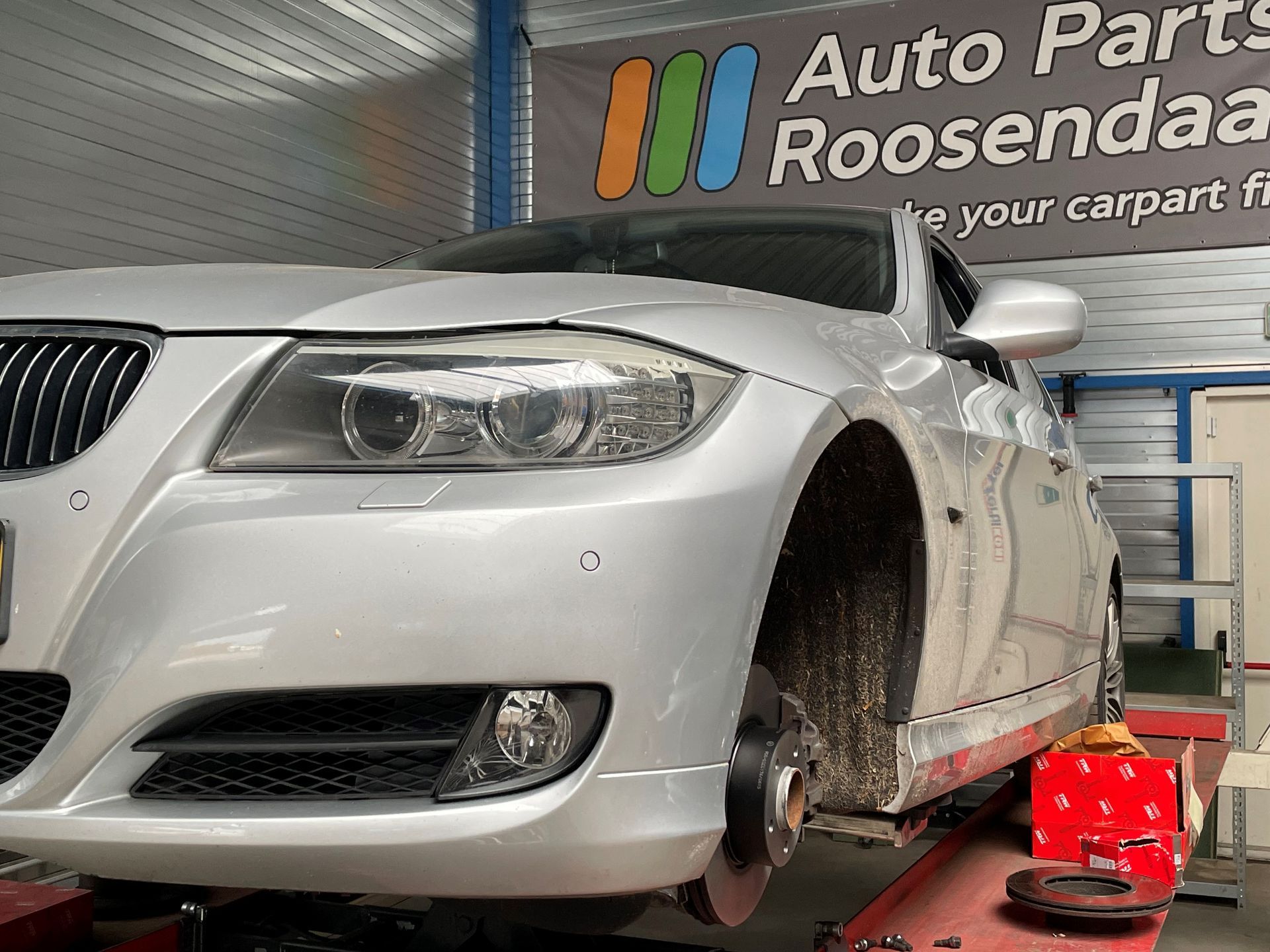 Versleten remschijven BMW E90 328i