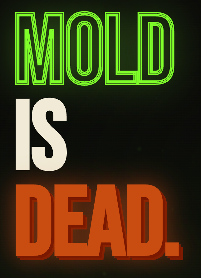 A graphic with large, stacked text: 