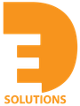 A logo for a company called solutions with a letter e in the middle.