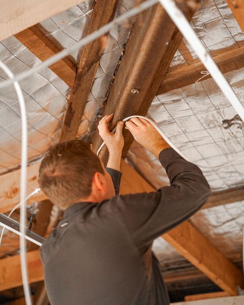 Electrical being installed by Integrated Services team member in Toowoomba