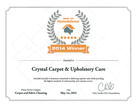2014 winner — Carpet and Rug Cleaning in Essex Junction, VT