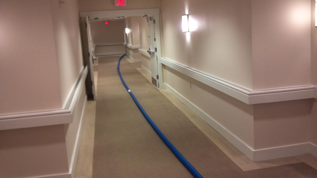 Large commercial job with over 600 ft of running Hoses