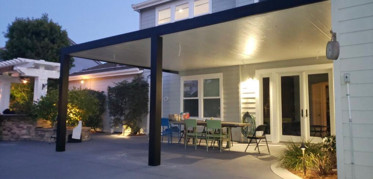 Solid Modern Frame Patio Covers