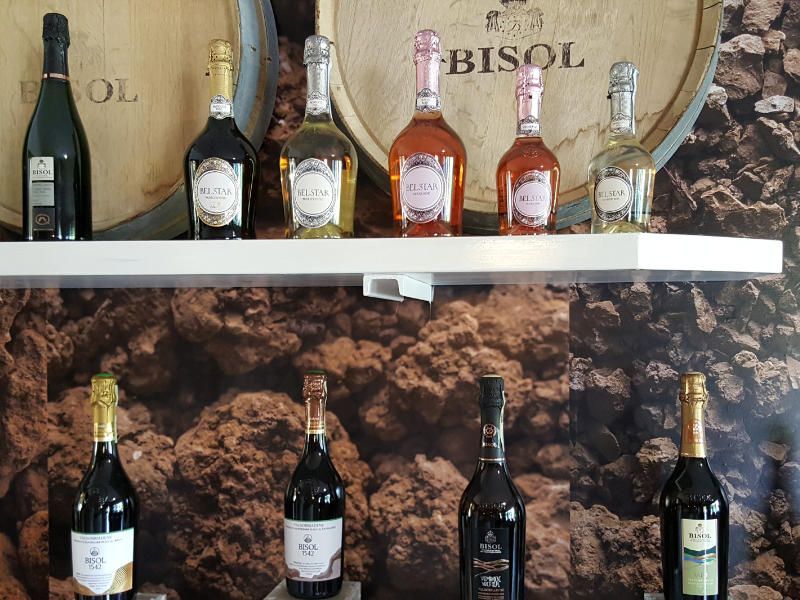 Na een rondleiding Prosecco proeverij bij Bisol in het Cartizze wijngebied