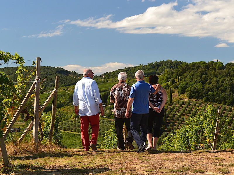 San Gimignano en Chianti wijnproeverij met lunch