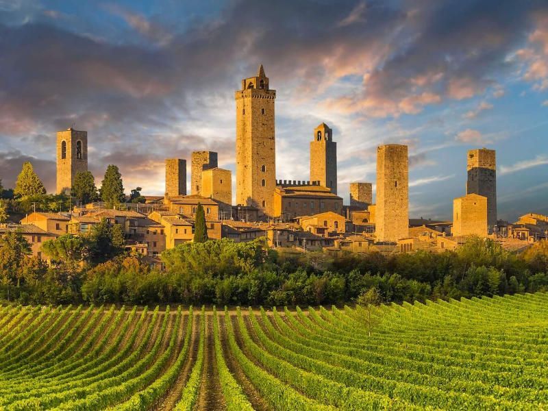 San Gimignano wijntour met drie proeverijen en lunch