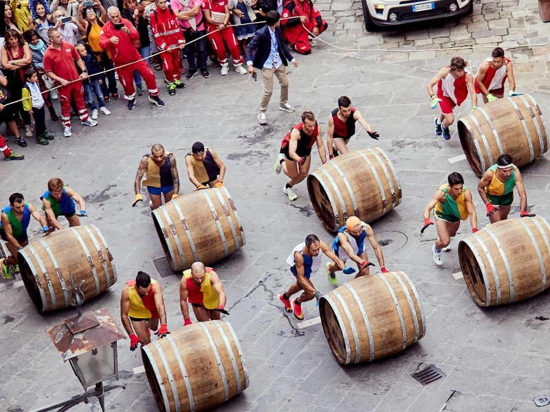 Wijnfestival in Montepulciano - Il Bravìo delle Botti